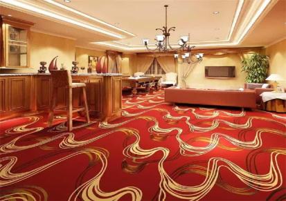 会所宾馆地毯 松原乾安 台球厅酒店宴会厅定制尼龙印花满铺地毯