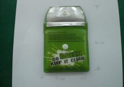【优质推荐】供应创意设计绿色pvc烟灰袋