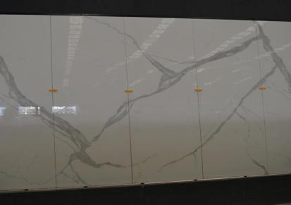 华美岩板厂家 大理石岩板电视背景墙瓷砖 大板新中式现代简约