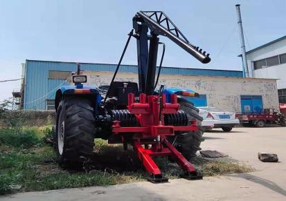 大力牛厂家改装拖拉机绞磨 15吨放电缆架空线四轮牵引机绞磨机