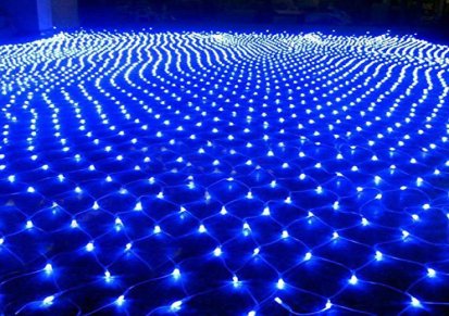 LED防水网灯装饰彩灯4.5*1.5米渔网状灯圣诞婚庆节假日灯串