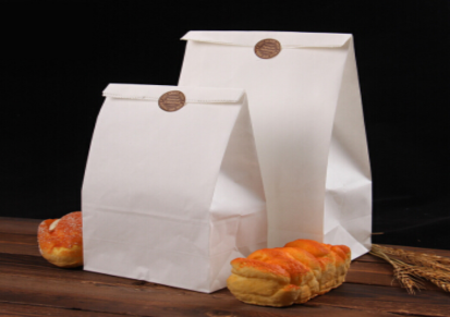 原林包装厂 面包包装袋定制设计 牛皮纸袋烘焙包装可热封