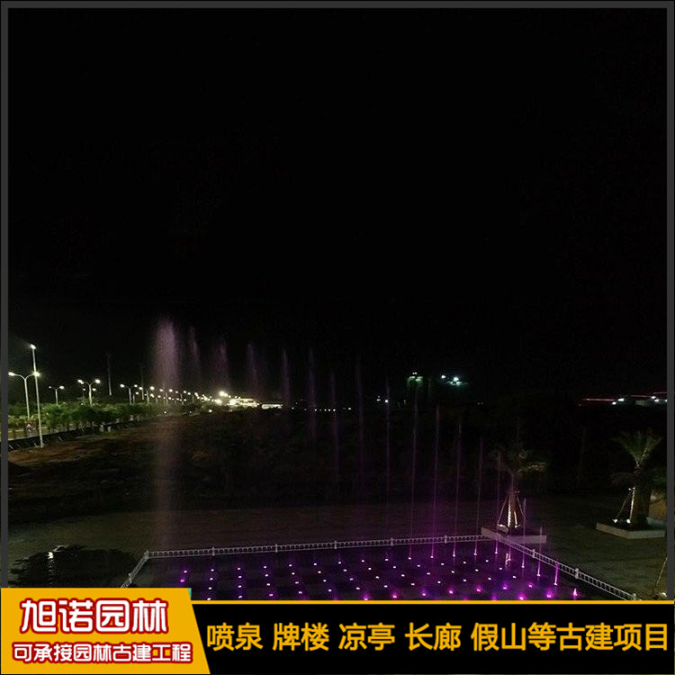 湖南 喷泉安装 旱式喷泉制作厂家 水景工程 旭诺园林