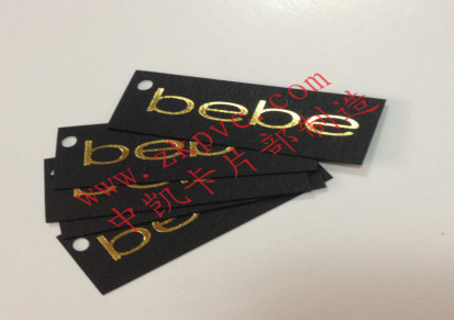 BEBE首饰卡片，PVC耳环卡片包装