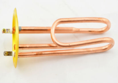 厂家优质紫铜非标工业电加热管 88mm法兰盘3KW发热管