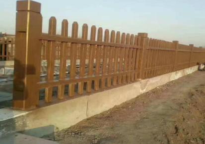 海南水泥仿木栅栏1.8米水泥制品栅栏栏杆