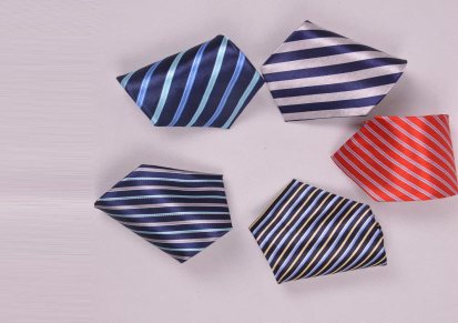 男士正装商务领带 条纹领带 五色可选