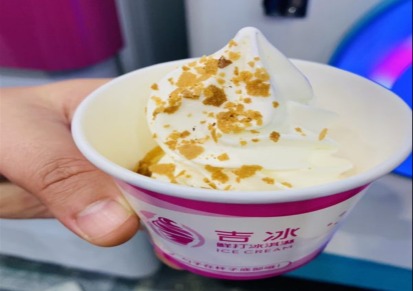湖南吉冰 厂家定制 冰淇淋售货机 冰淇淋售卖机 冰淇淋机品牌招商加盟