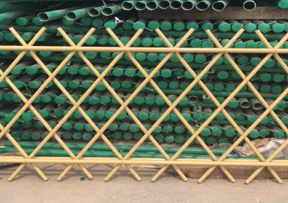 仿竹篱笆定制 于沙丝网 仿竹护栏报价