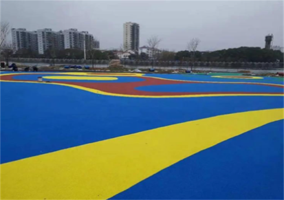 河北奥峰运动场校园塑胶跑道施工 公园epdm塑胶彩色地面