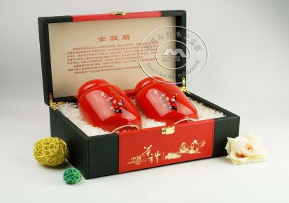 只接订单　订做 茶叶包装盒 高档皮盒 礼品套装 中国结三件套