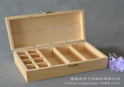 商家新款供应松木天然翻盖式木质精油盒 直销木制精油包装礼盒