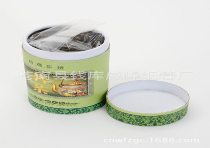 专业生产加工定做 铁盖茶叶纸筒 纸罐