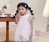 巴拉巴拉夏季休闲韩版女童连衣裙一二线品牌折扣童装走份批发尾货