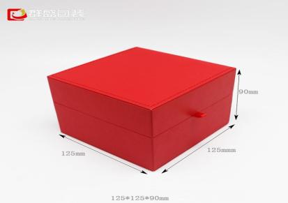 深圳包装盒厂家 手表盒订做 订做红色翻盖手表首饰包装盒 首饰盒 礼品盒