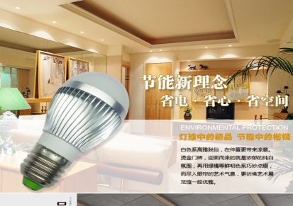 厂家直销精品LED球泡灯 安全家居专用LED球泡灯 可批发