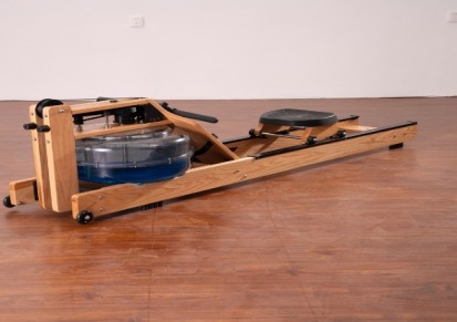 思派木质水阻划船器木制收腹划船器健身器材