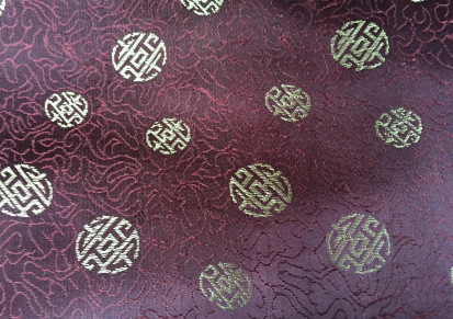 厂家直销1.5米织锦缎锦盒工艺品包装尼龙纺织布料弹子花
