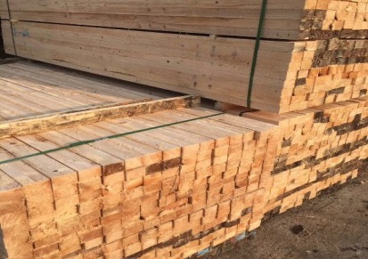 批发销售桥梁工程用木方 优质白松建筑木方进口原木加工