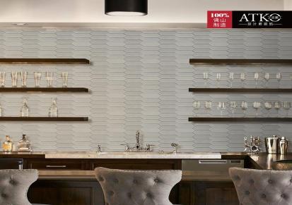 ATKO设计师瓷砖 个性艺术玻璃砖 卫生间/浴室背景 厂家直营