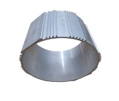 久恒挤压大型散热圆管 电机外壳铝型材 各种异形材定制