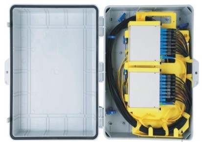 厂家直销FTTH 32芯PC合金光纤分线箱