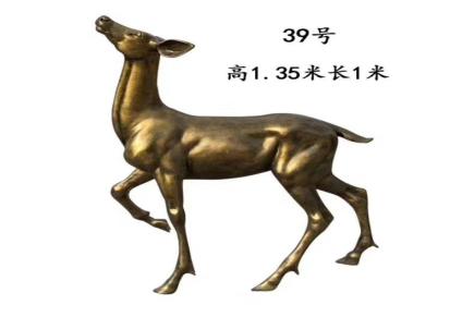 订做铸铜花鹿 定做铸铜花鹿制造厂 妙缘雕塑