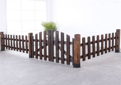 佳星花池木防护栏装饰木围栏园林绿化木围栏公园景区木围栏优质厂家