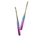 豪俊美甲工具用品美甲笔5支套装彩杆光疗刷法式光疗笔排笔套装彩绘笔
