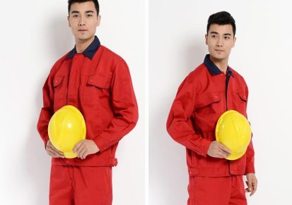 新款定做 男式夏季工作服 工程服工作服工装
