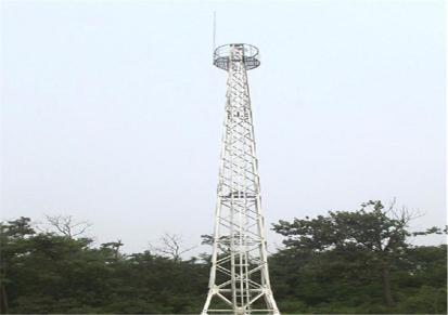 钢结构铁塔 18米水源检测塔 风景区监控塔 鸿发运输