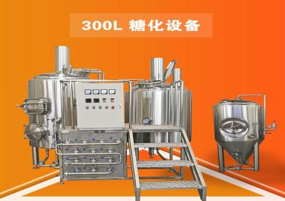 300升小型精酿啤酒生产设备 设备采用德国工艺 提供酿酒技术 欢迎咨询