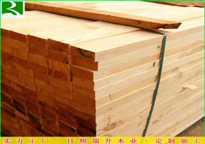 工程建筑方木加工厂家瑞升木业 定做四面见线光面方木