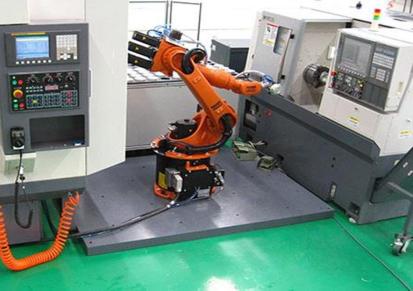 厂家直销-数控加工中心 数控车床与桁架机械手-关节机器人自动上下料 实现自动化