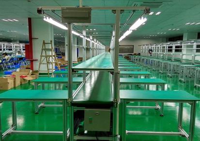 环保水帘纸生产流水线-流水线带工作台-自动化生产线