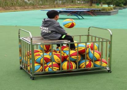 可移动装球车 折叠篮球框 球类收纳车 篮球推车 龙泰供应