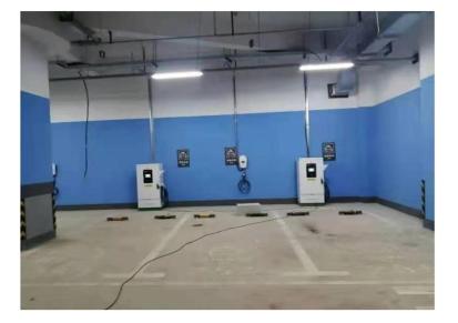 绿保大功率充电桩 一体式直流双枪 60-120kW 适合停车场服务区