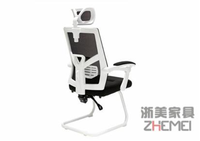 现代简约办公椅经理椅 金属框架可移动升降 浙美家具
