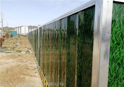 河南郑州市政工程草绿色围挡厂家有现货施工工地围蔽彩钢板围墙