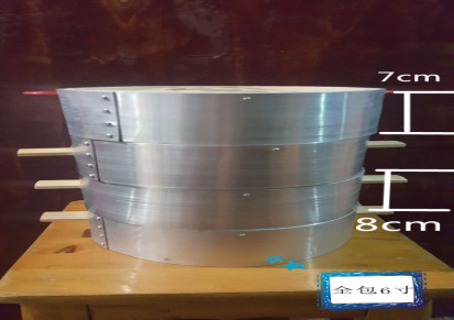全包边铝皮竹制蒸笼 用于蒸饺子包子 适用于家庭厨房、饭店酒楼等
