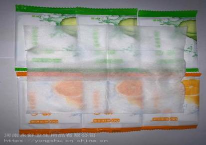 厂家青瓜维C果味V补水单片湿巾香型单片装湿纸巾代工定做OEM湿巾