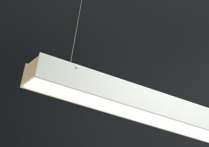 LED 吊灯长条工程高档办公照明现代简约创意吧台灯餐厅书房阳台灯