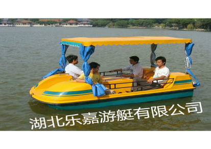 水上自排水脚踏船 公园自排水脚踏船公司 乐嘉游艇
