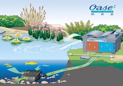 德国欧亚瑟厂家代理鱼池过滤箱设备 池塘景观池水循环过滤系统 广州水处理公司