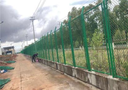 派绅 低碳钢丝双边丝护栏网 不易磨损 浸塑绿色框架护栏 支持定制