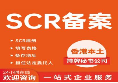 香港公司SCR登记册 金兔国际 代办理备案NR2表格注册年审