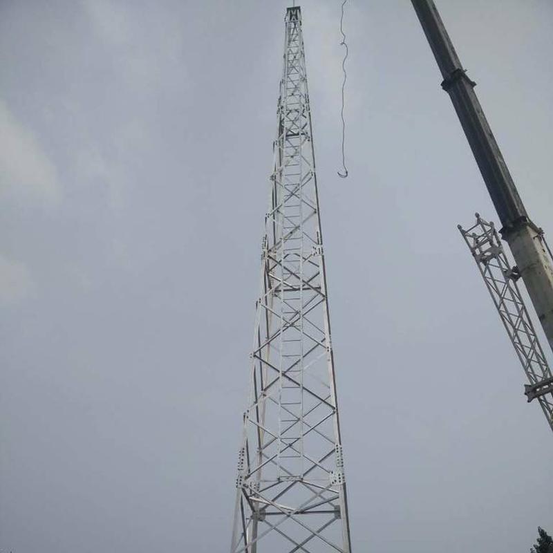 广诺厂家定制 三管塔 钢结构电力通讯铁塔 钢结构避雷塔