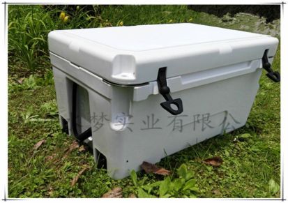 户外运动冷藏保温箱 高端食材保鲜箱75L带有脚轮单人可拖行冷藏箱