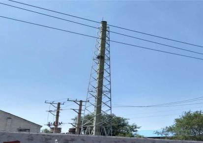烟筒塔70米烟囱塔专业生产 烟囱火炬塔齐全可定制 钢结构铁塔 富航