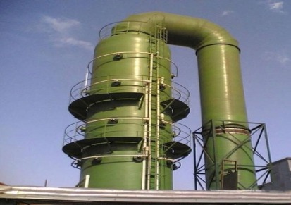 玻璃钢工业废气处理设备 厂家定制除尘脱硫塔 烟气脱硫塔 脱硫喷淋塔